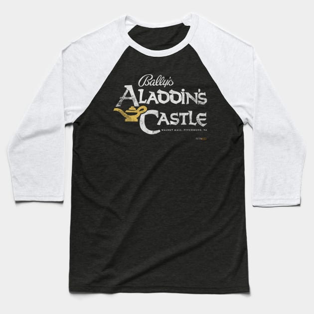 Aladdin's Castle Walnut Mall Baseball T-Shirt by Retro302